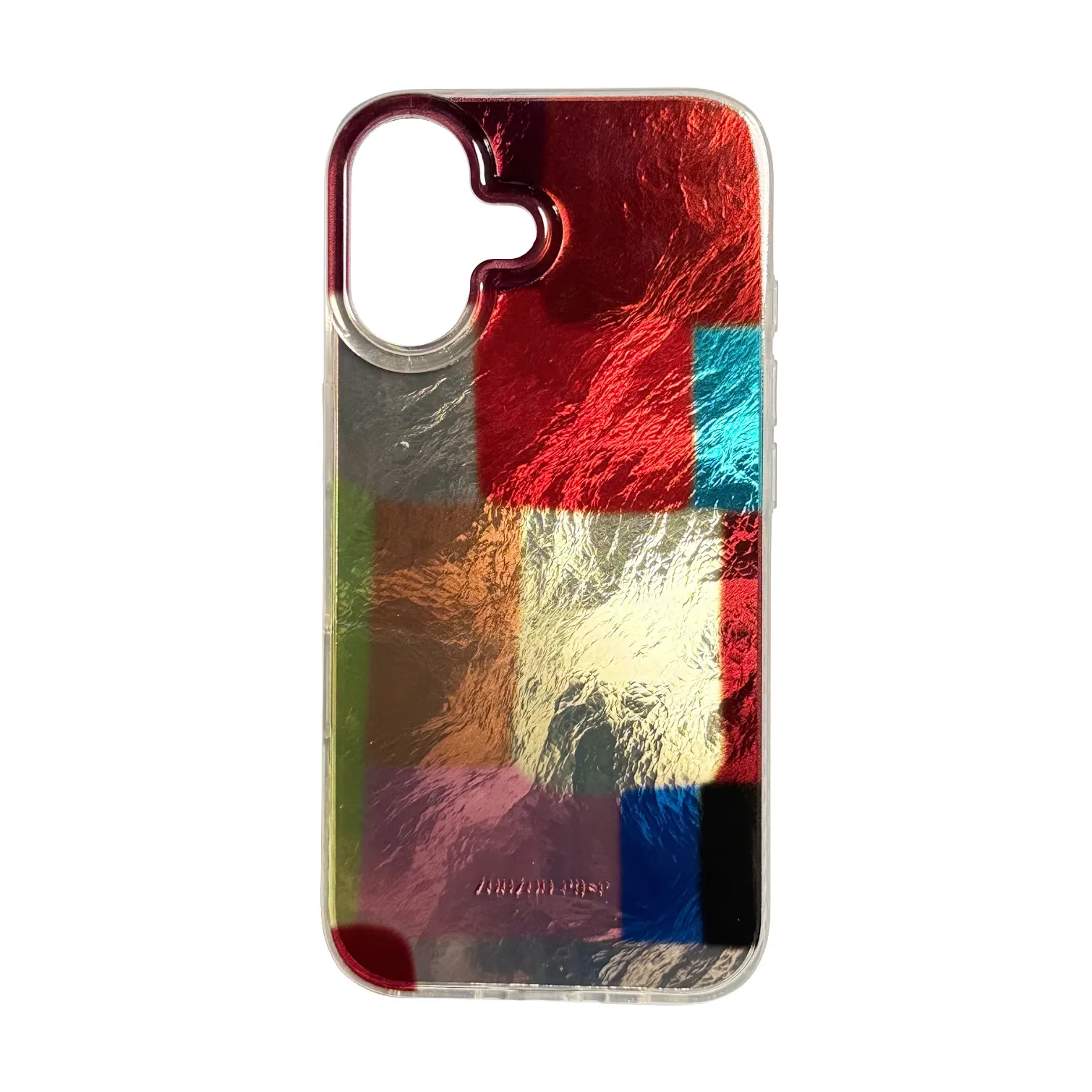 Etui Phoneskin Kolorowa Kratka do iPhone 16 Kolorowy