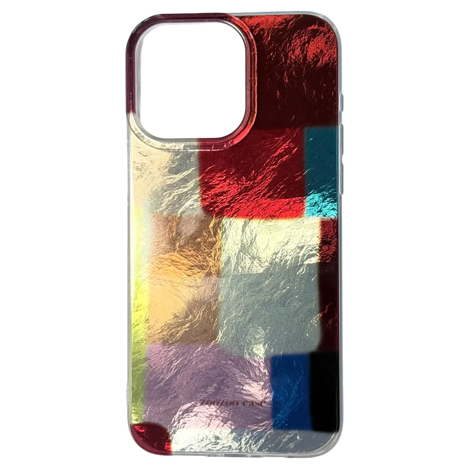 Etui Phoneskin Kolorowa Kratka do iPhone 15 Pro Max Kolorowy