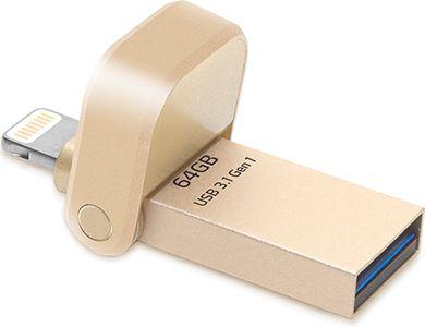 PenDrive Adata AI920 64GB USB 3.1 Gen1 (złoty)