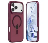 3mk Hardy Hazy MagCase do iPhone 18 Pro / 17 Pro Bordowy
