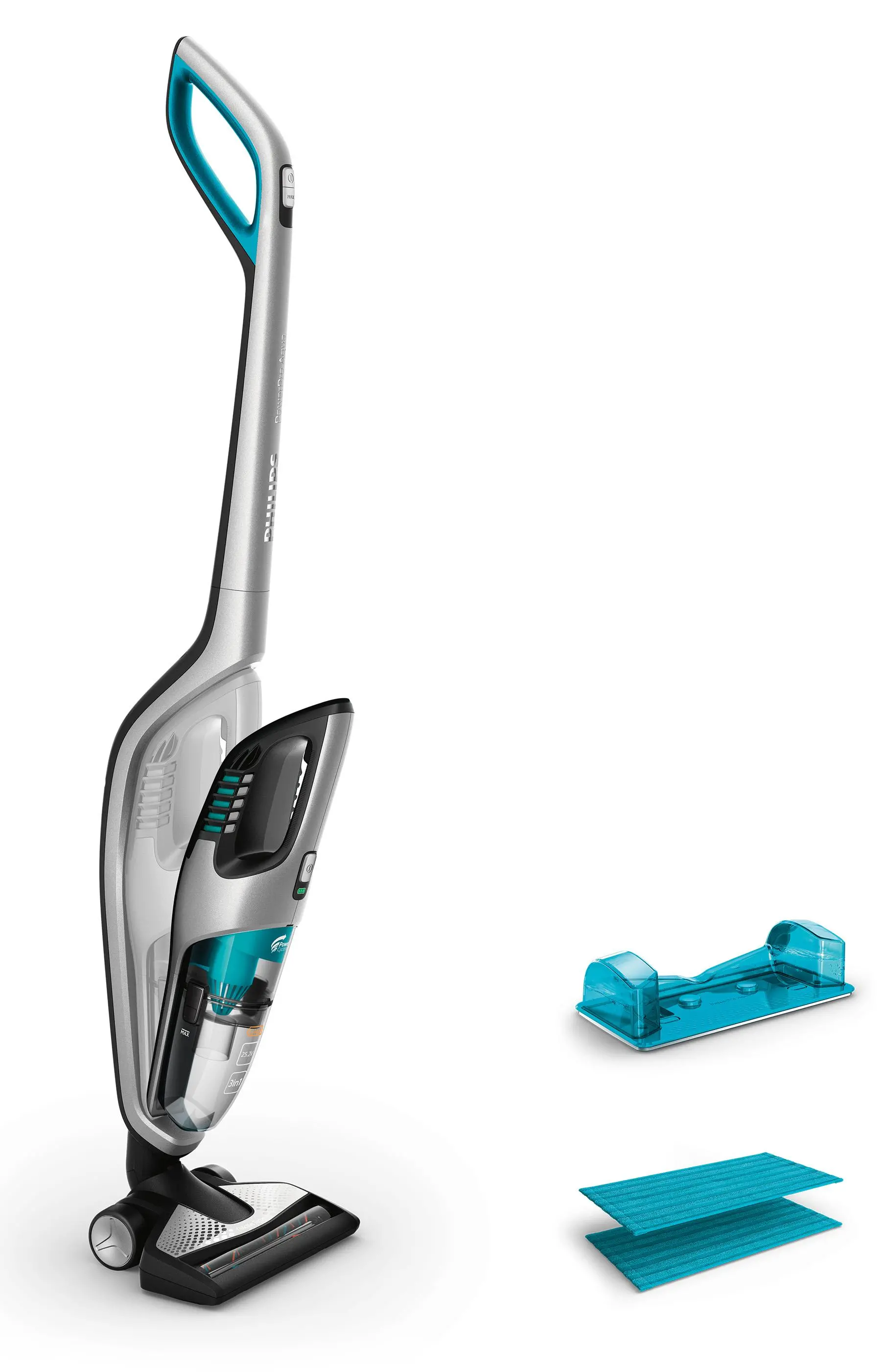 Odkurzacz Philips 3w1 PowerPro Aqua FC6408/01 60min Funkcja mycia