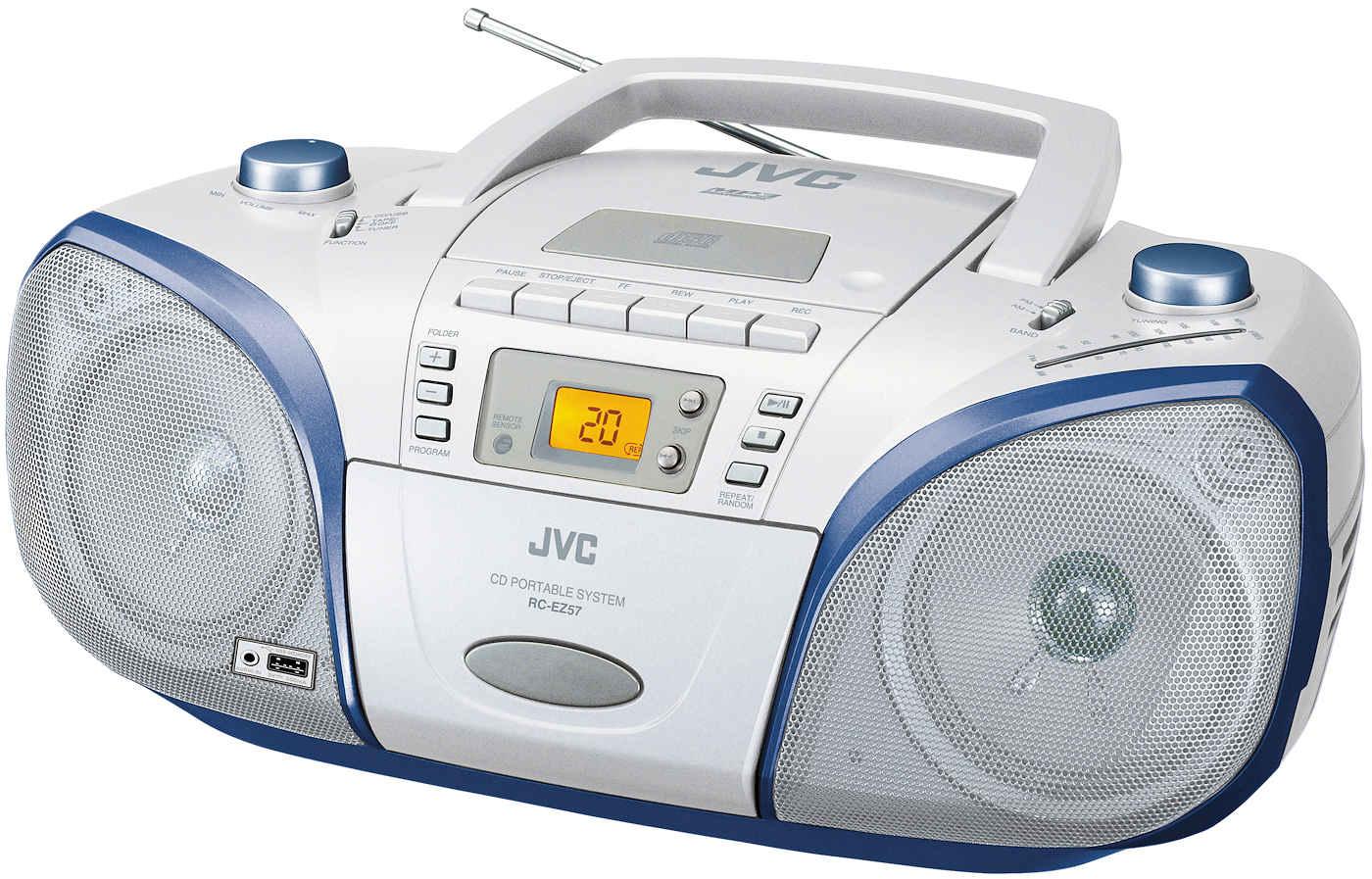 Radioodtwarzacz JVC RC-EZ57WE
