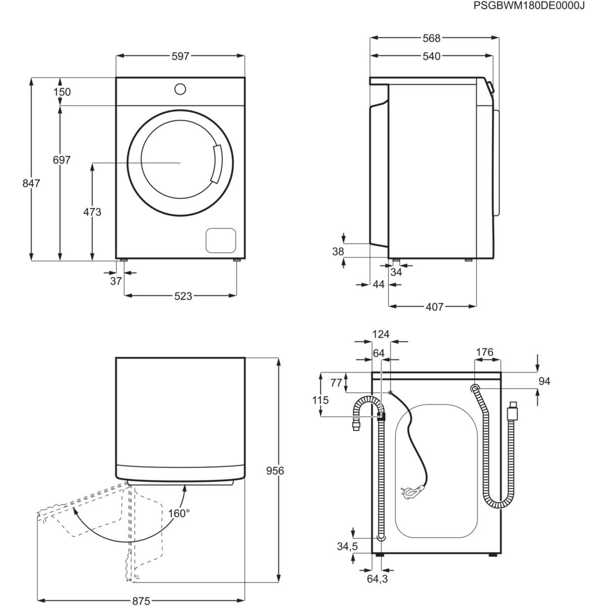 Pralka Electrolux EWF1062EOW