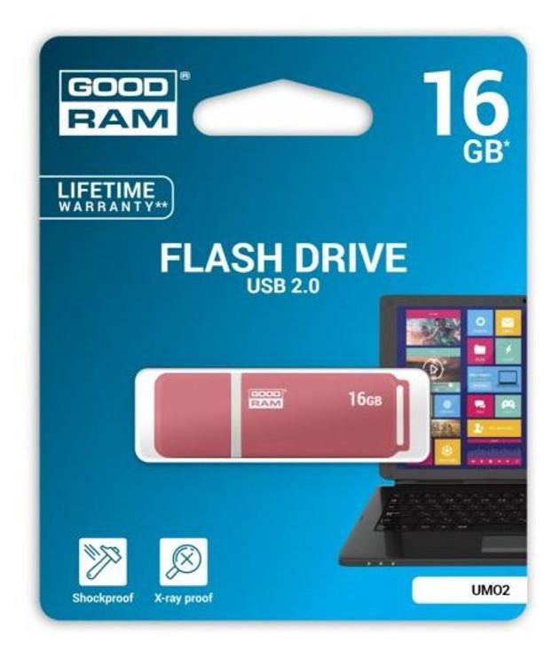 PenDrive GoodRam UMO2 16GB USB 2.0 (różowy)