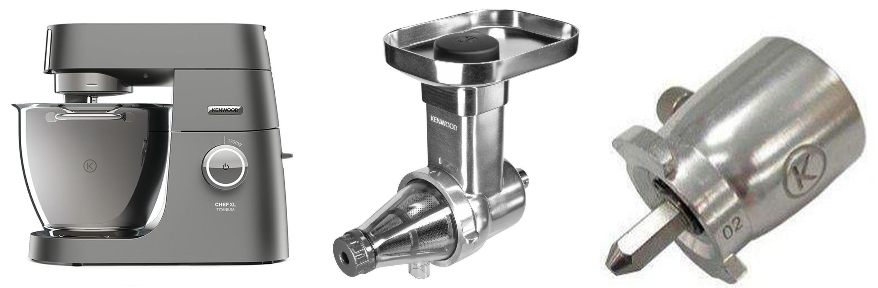 Kenwood Chef XL Titanium KVL8400S + AT644 + KAT002