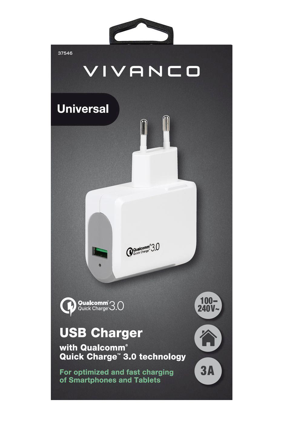 Vivanco 37546 Quick Charge Qualcomm 3.0