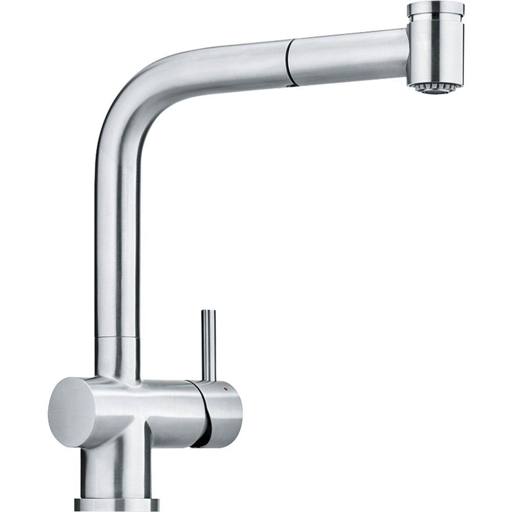 Bateria Franke Atlas pull-out spray (stal szlachetna)