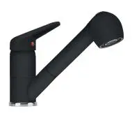 Franke Prince II Pull-Out Spray Onyx Mosiądz