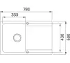 Zlewozmywak Franke Orion OID 611-78 Tectonite Szary