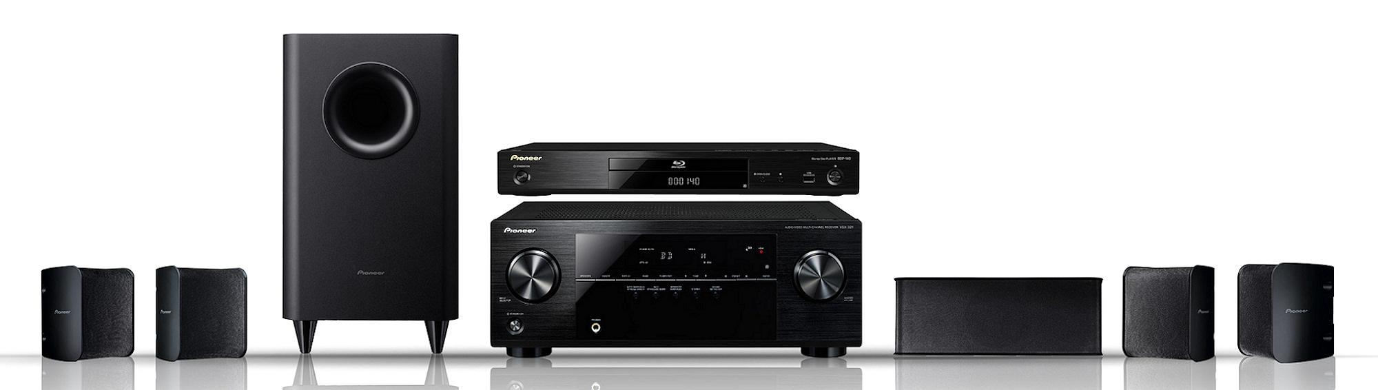 Zestaw kina Pioneer BDP-140, VSX-321K, S-11P/S-22