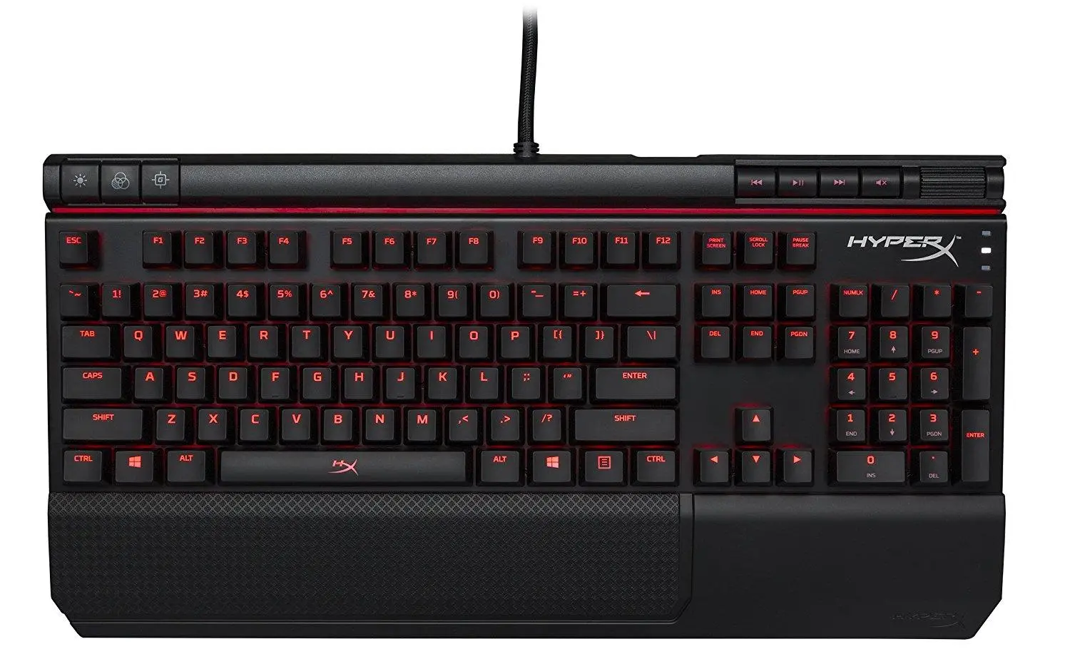 Klawiatura mechaniczna HyperX Alloy Elite Cherry MX Red Czarny
