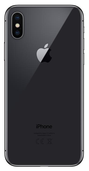 Smartfon Apple iPhone X 256GB (gwiezdna szarość)