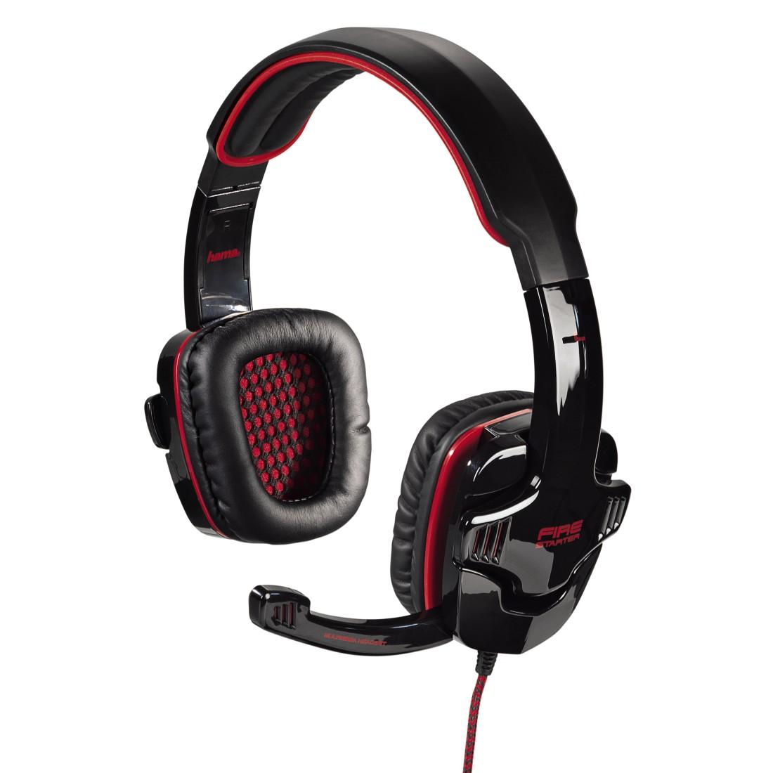 Słuchawki przewodowe z mikrofonem Hama Fire Starter - 00053987