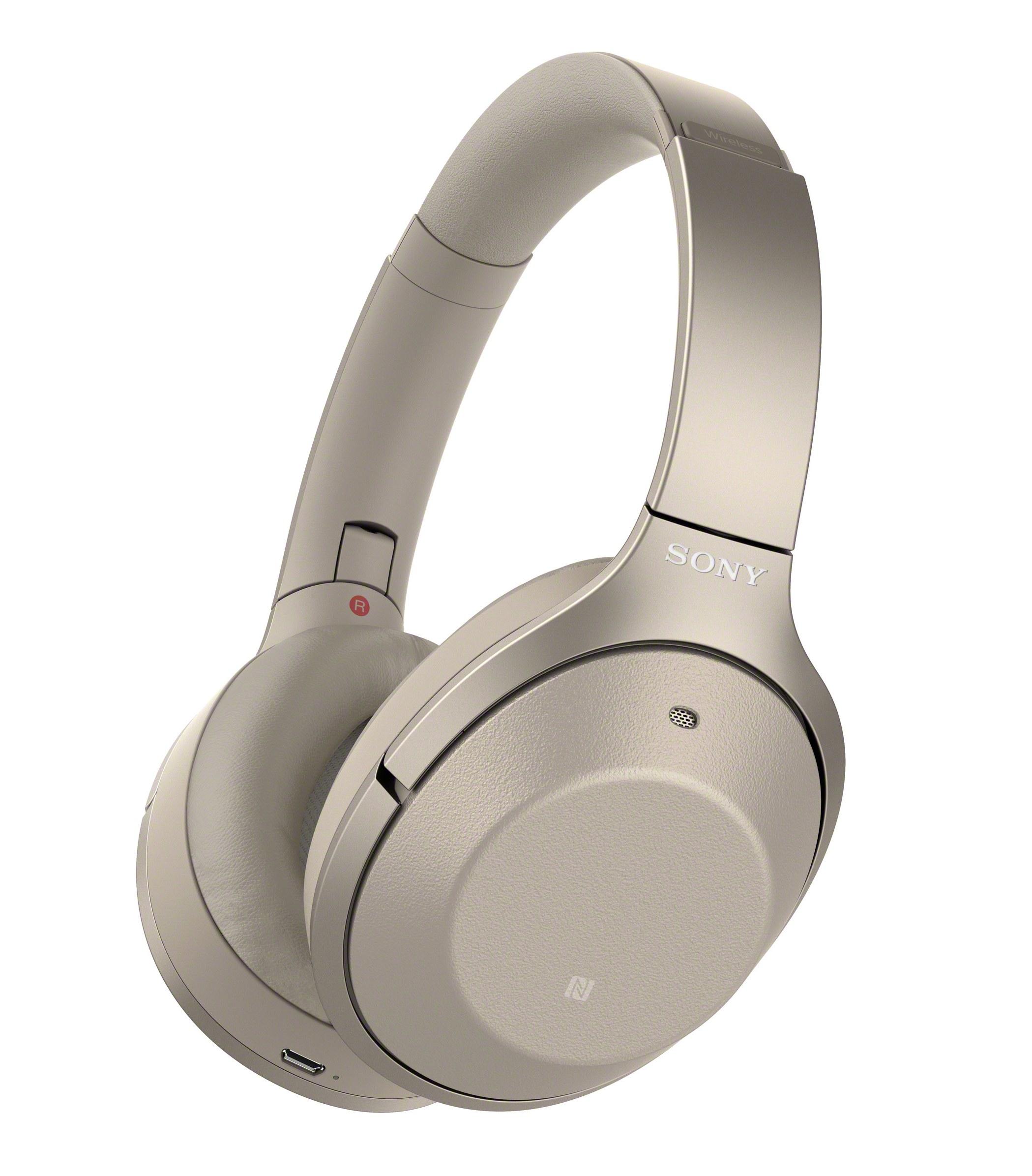 Słuchawki bezprzewodowe Sony WH-1000XM2 ANC Nauszne Bluetooth 4.1 Złoty