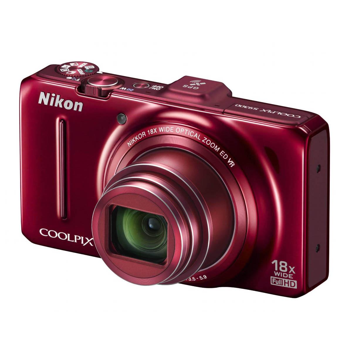 Nikon Coolpix S9300 (czerwony)
