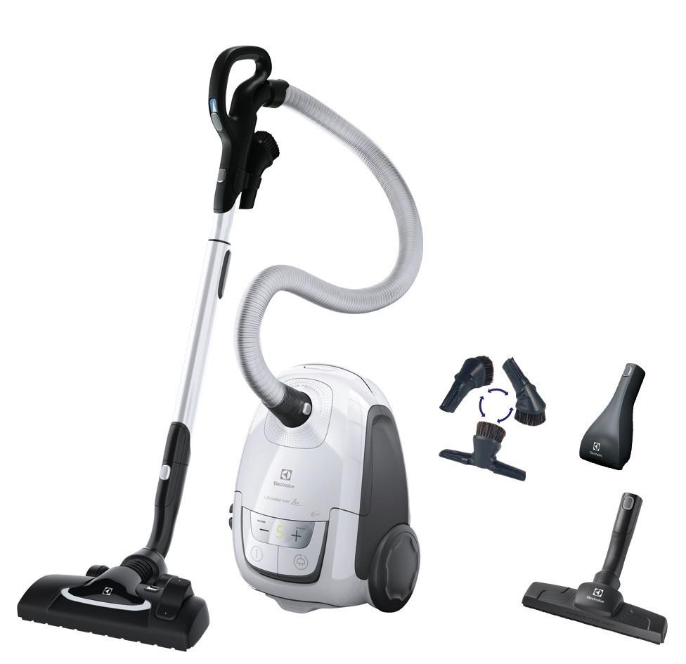 Odkurzacz Electrolux UltraSilencer ZEN Allergy EUS8ALRGY - mini turboszczotka - szczotka do parkietów