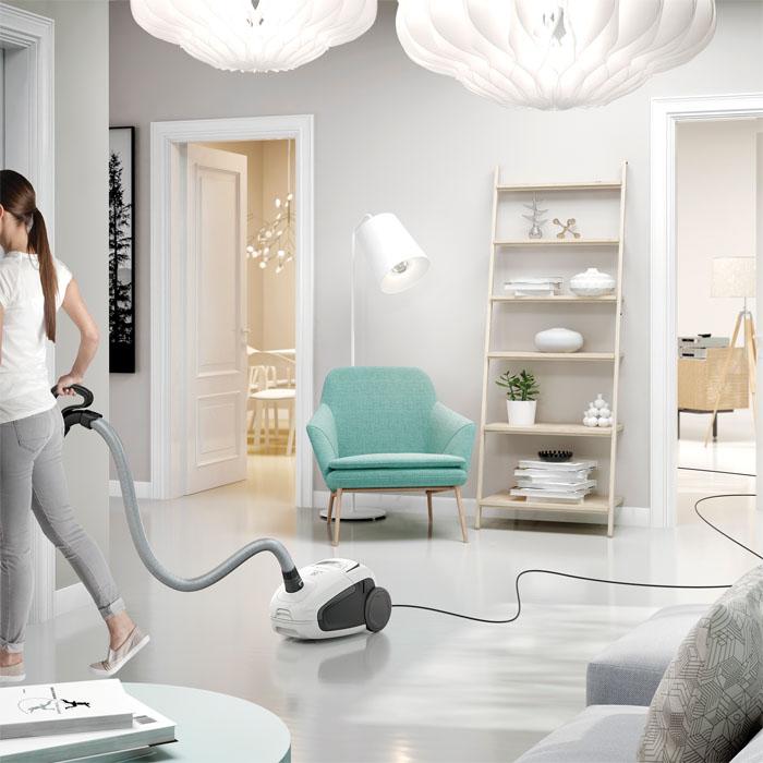 Odkurzacz Electrolux UltraSilencer ZEN Allergy EUS8ALRGY - mini turboszczotka - szczotka do parkietów