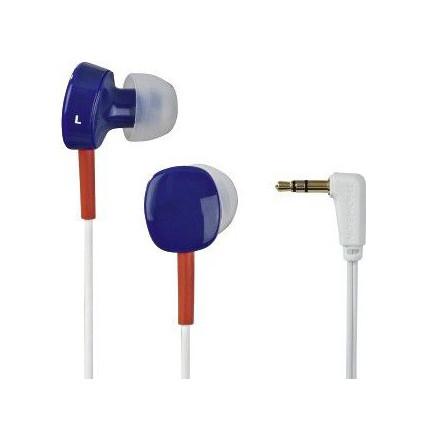 Słuchawki przewodowe Thomson EAR3056 - dokanałowe - niebiesko-czerwony