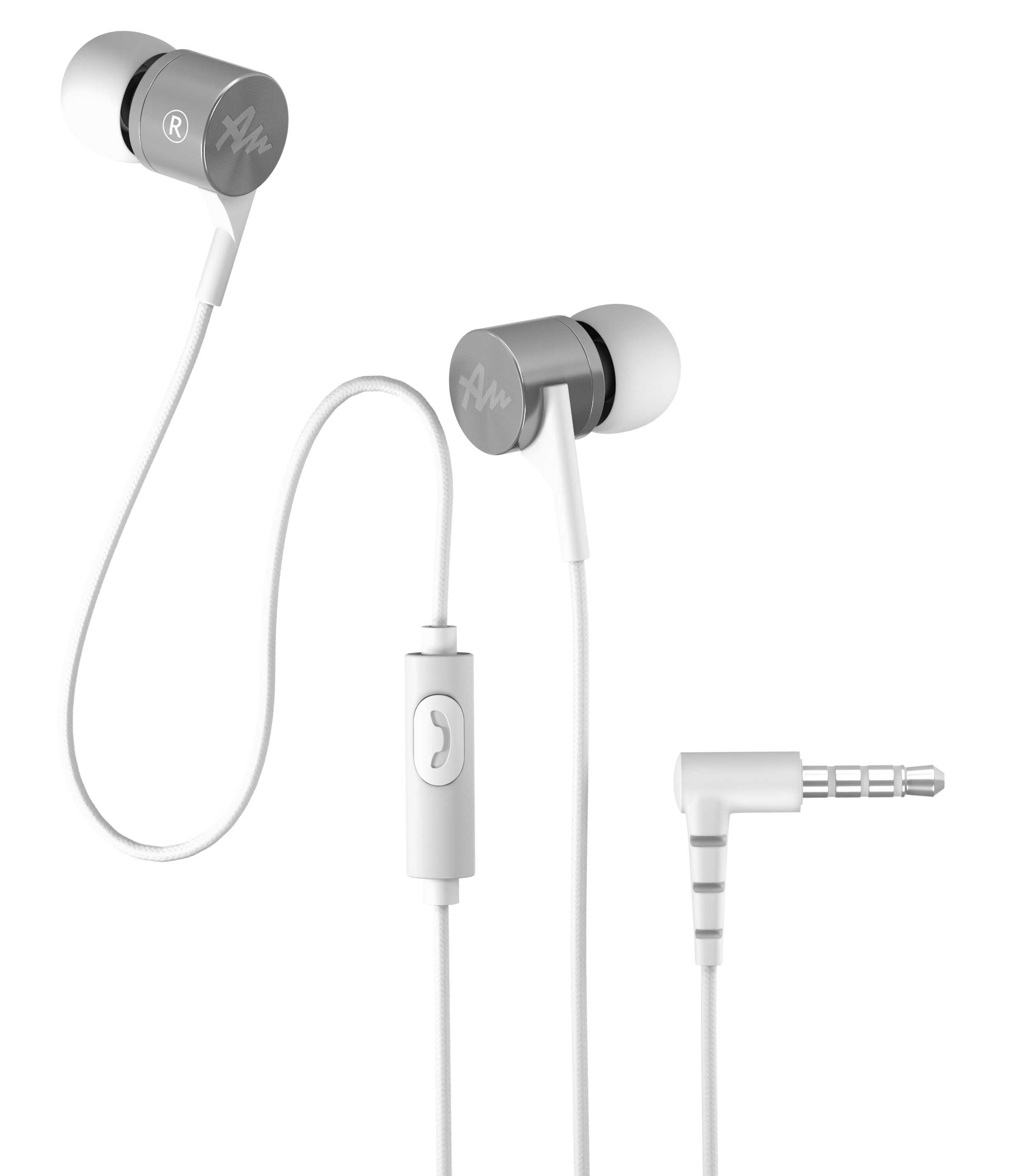 Słuchawki przewodowe Audictus Explorer (biały)