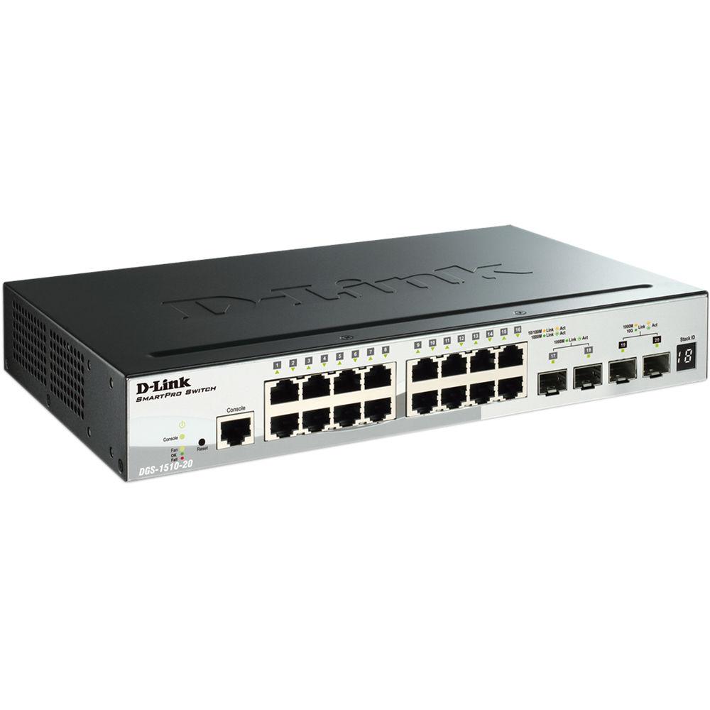 Switch D-Link DGS-1510-20 Czarny