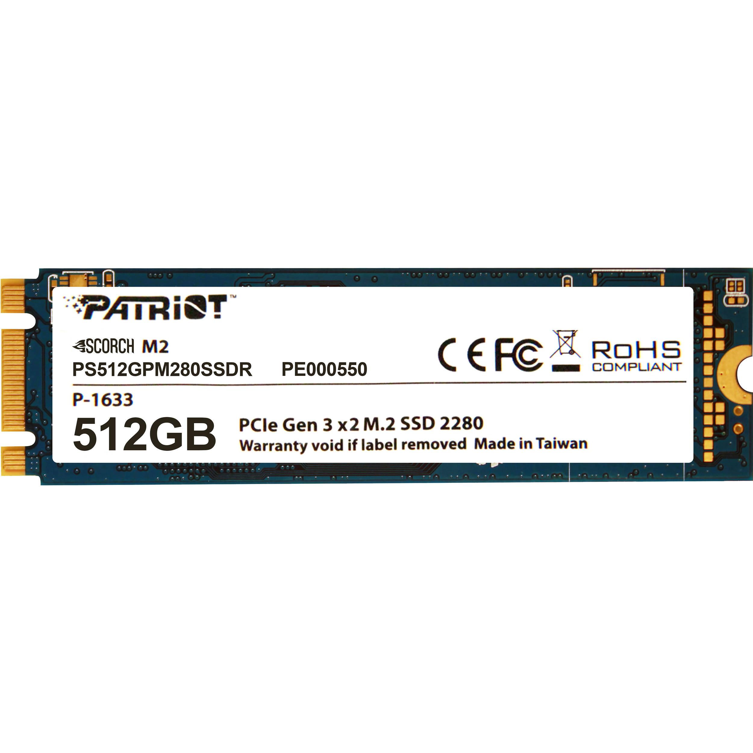 Dysk Patriot Scorch 512GB M.2 PCIe