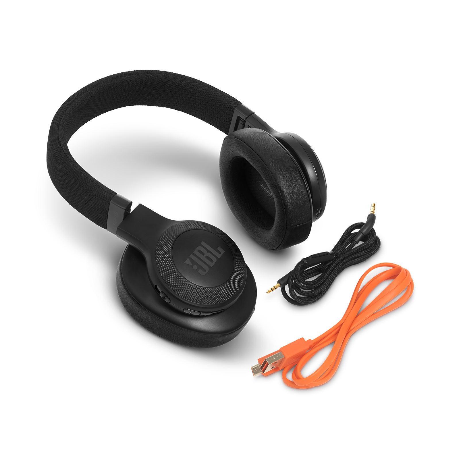 Słuchawki bezprzewodowe JBL E55BT - nauszne - Bluetooth 4.0 - czarny