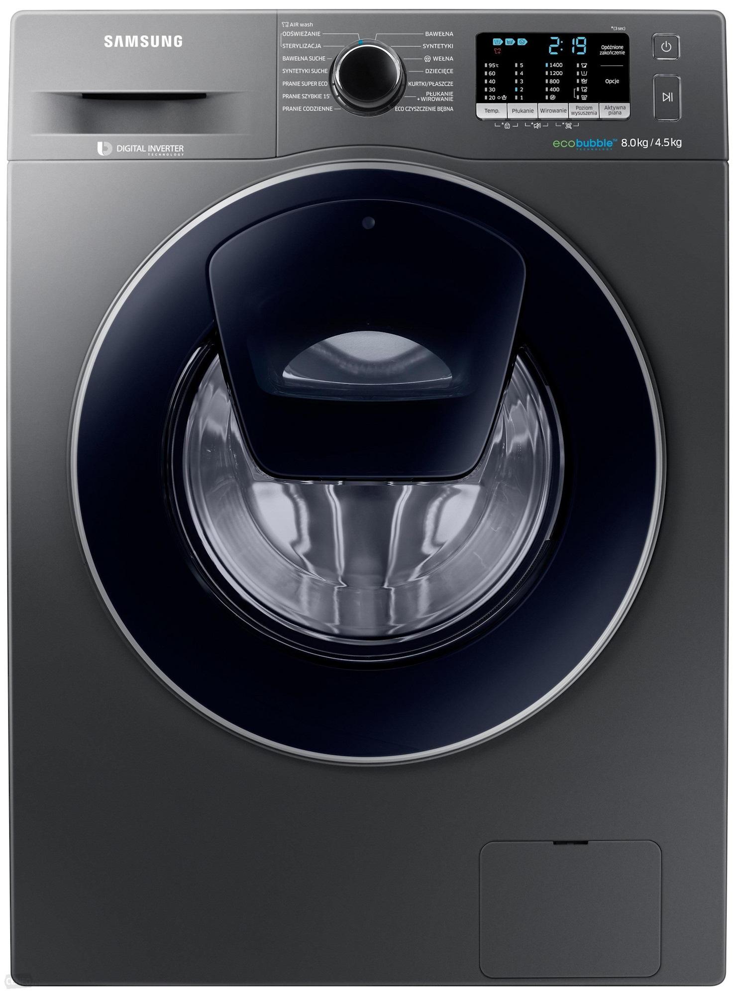 Pralko-suszarka Samsung AddWash WD80K5A10OX