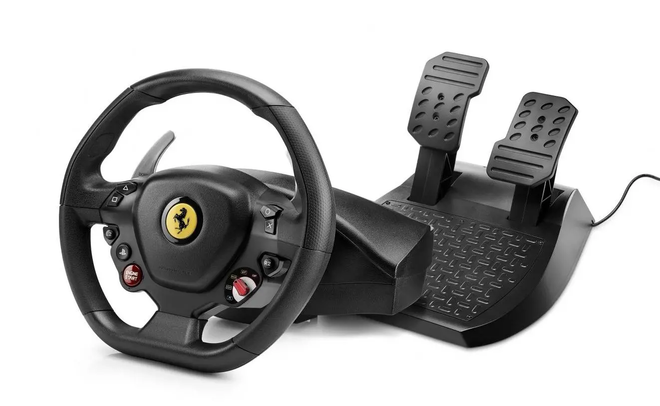 Kierownica Thrustmaster T80 Ferrari 488 GTB Edition z pedałami do PS4, PC