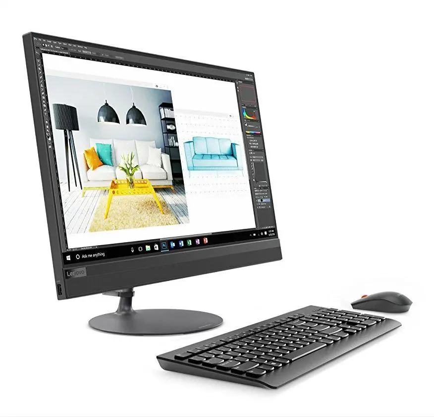 Komputer Lenovo Ideacentre 520-22IKL  i3-7100T  21,5" 4GB RAM  1TB Dysk  R530  Win10 Czarny