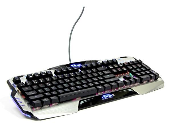 Klawiatura mechaniczna E-BLUE Mazer Mechanical 729  - srebrna