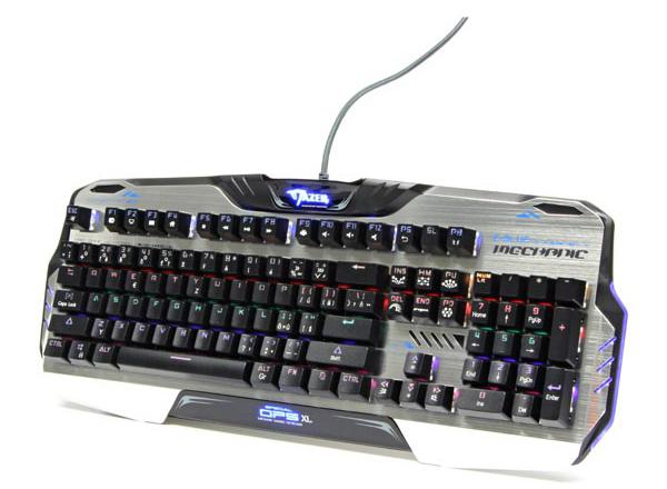 Klawiatura mechaniczna E-BLUE Mazer Mechanical 729  - srebrna