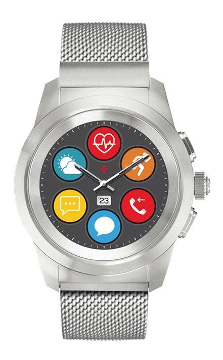 Smartwatch MyKronoz ZeTime Elite regular (srebrny/milanese)