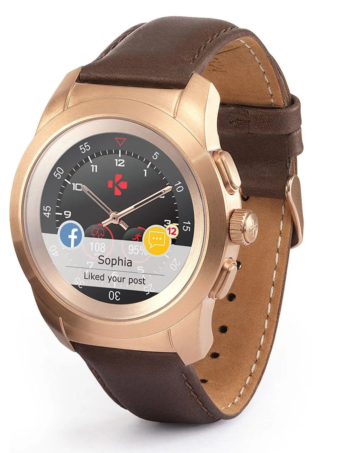 Smartwatch MyKronoz ZeTime Premium 39mm Żółty