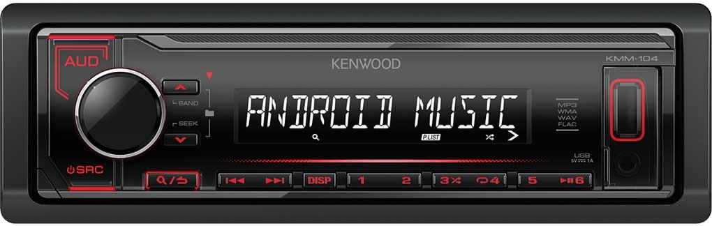 Radioodtwarzacz samochodowy Kenwood KMM-104RY
