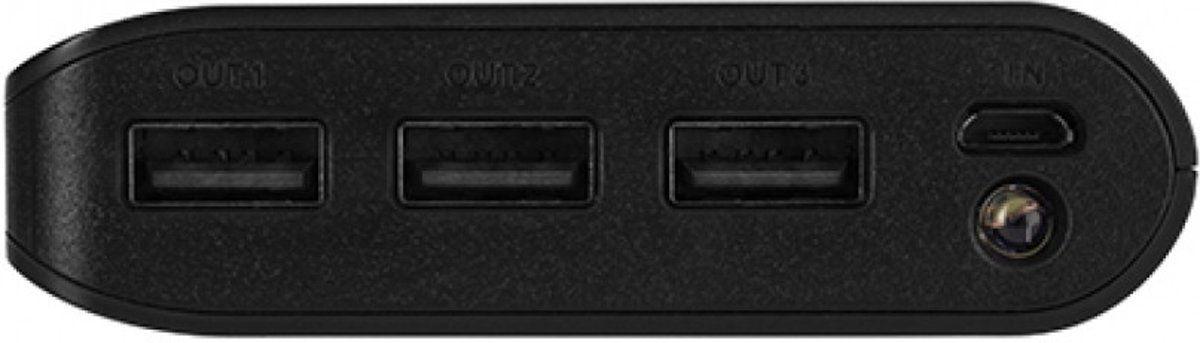 Powerbank Xqisit 3xUSB 20800 mAh (czarny)