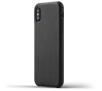 Mujjo Full Leather Case iPhone X (czarny)