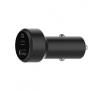 Xqisit Car Charger 5,4A Dual USB+USB-C (czarny)