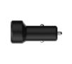 Xqisit Car Charger 5,4A Dual USB+USB-C (czarny)