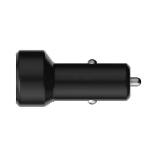 Xqisit Car Charger 5,4A Dual USB+USB-C (czarny)