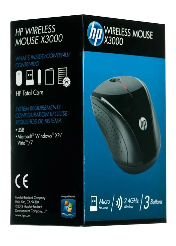 Myszka HP X3000 Czarny