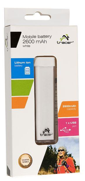 Powerbank Tracer TRABAT44377 2600 mAh (biały)