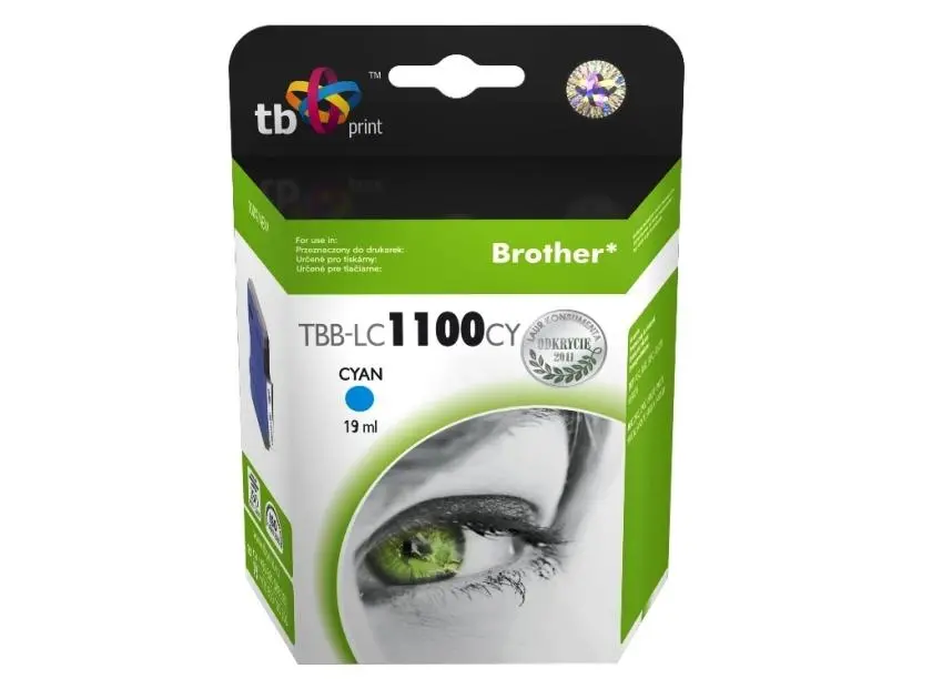 Tusz TB Print TBB-LC1100CY (zamiennik LC-1100C, LC-980C) Błękitny 19 ml