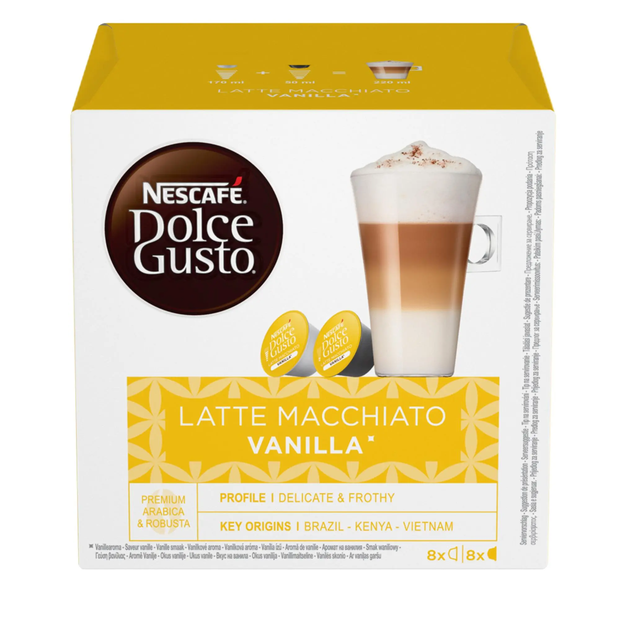 Kapsułki Nescafe Dolce Gusto Latte Macchiato Vanilla 16szt.