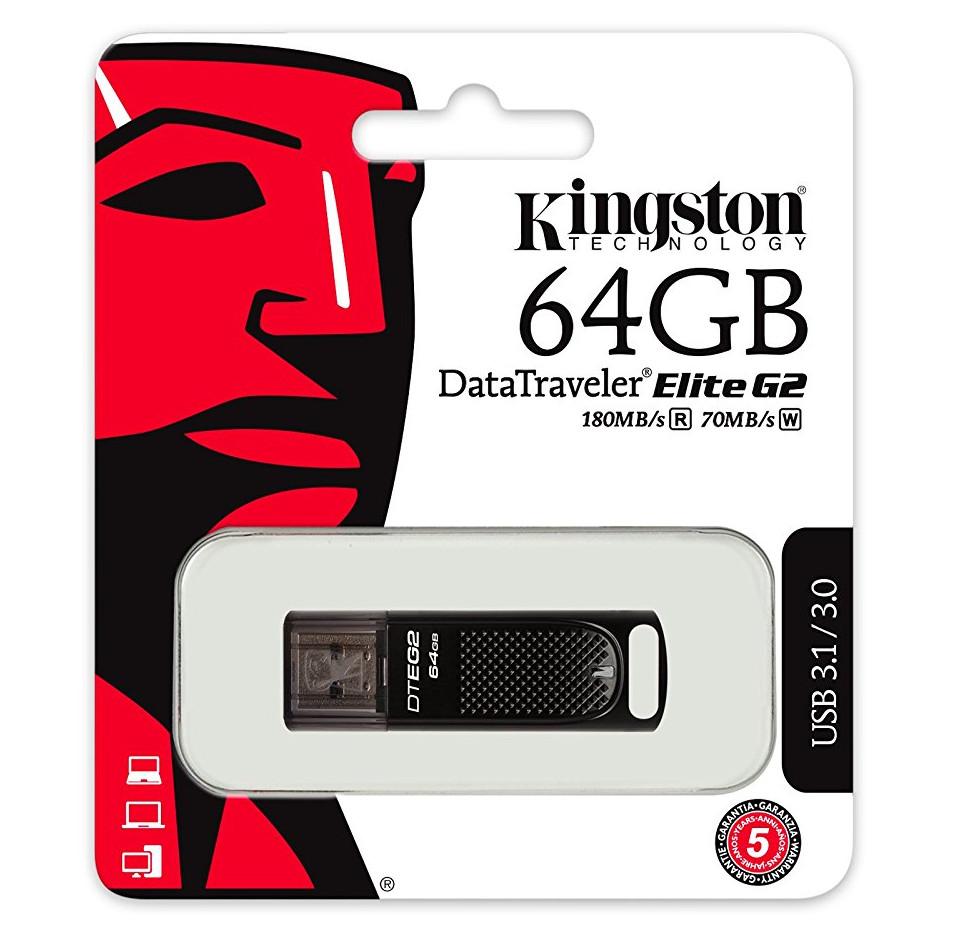 PenDrive Kingston DataTraveler Elite G2 64GB USB 3.0