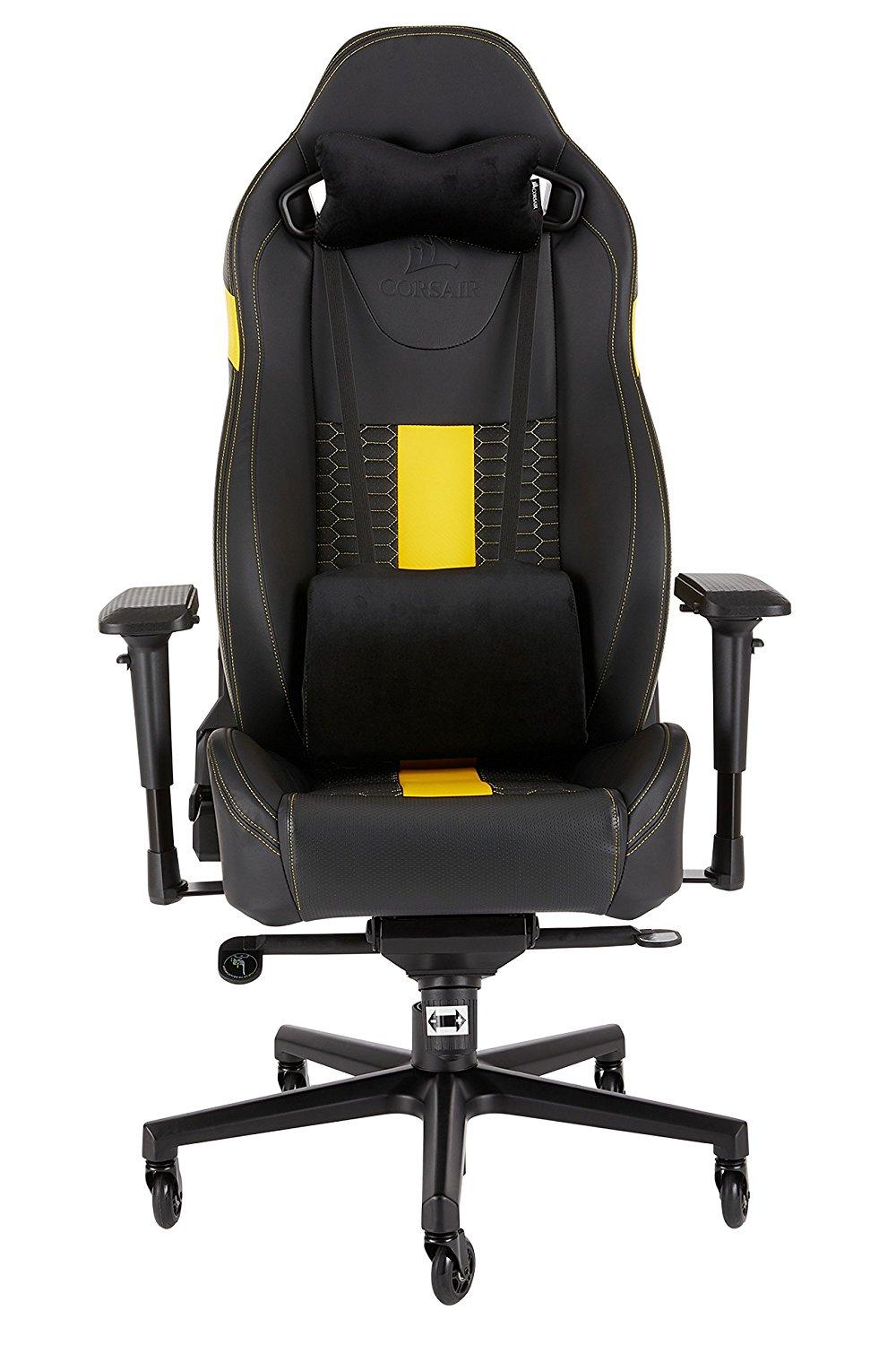 Fotel Corsair T2 Road Warrior (czarno-żółty)