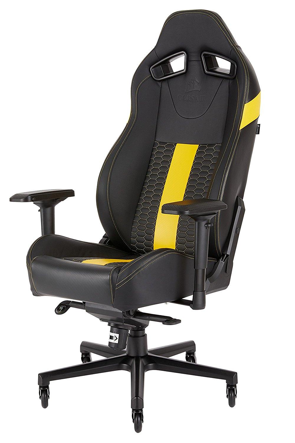 Fotel Corsair T2 Road Warrior (czarno-żółty)