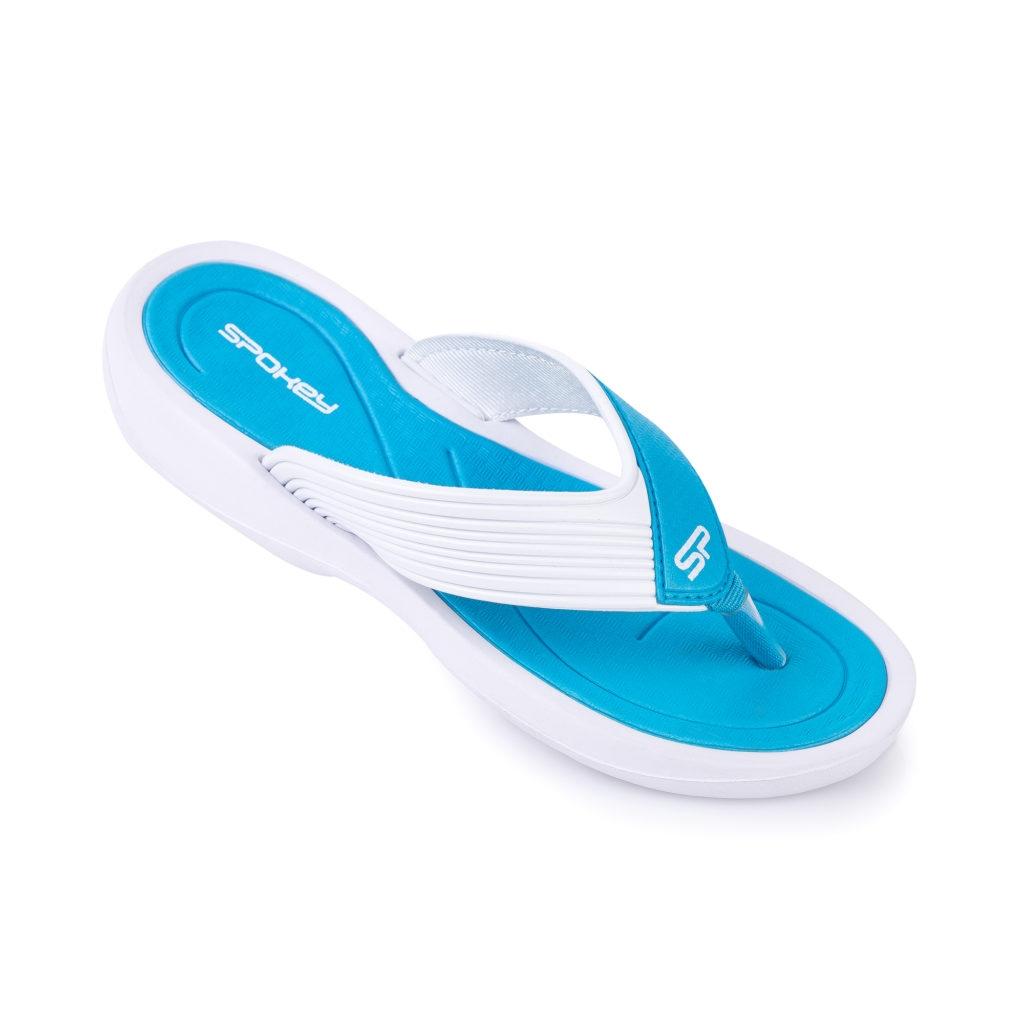 Spokey Chillout - klapki basenowe damskie r.41 (niebiesko-biały)