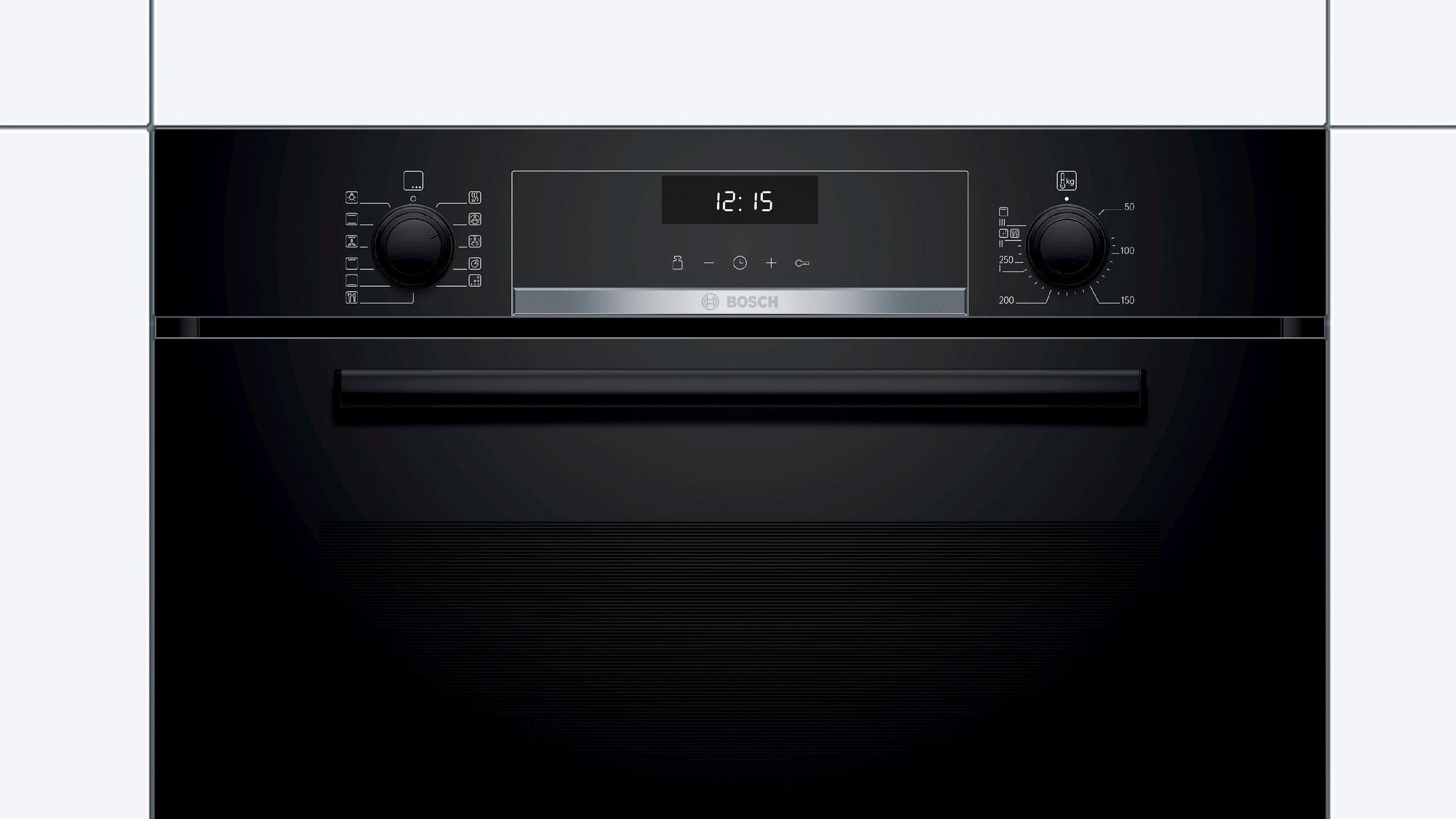 Piekarnik elektryczny Bosch HBA5570B0 - termoobieg - prowadnice teleskopowe