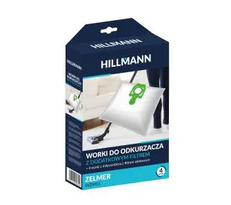 Worki do odkurzacza HILLMANN WZM01 4szt. + filtr