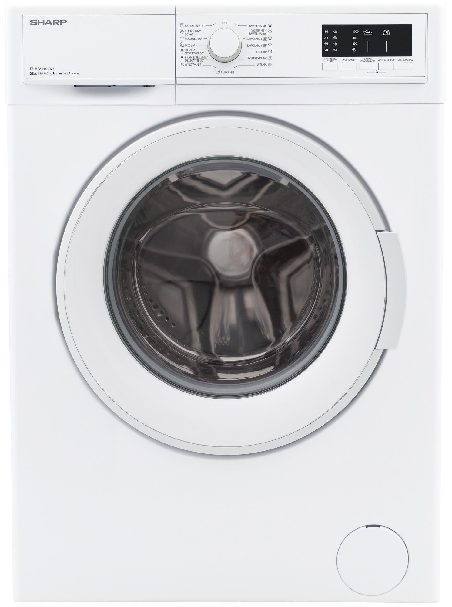 Pralka Sharp ES-HFA6102W3